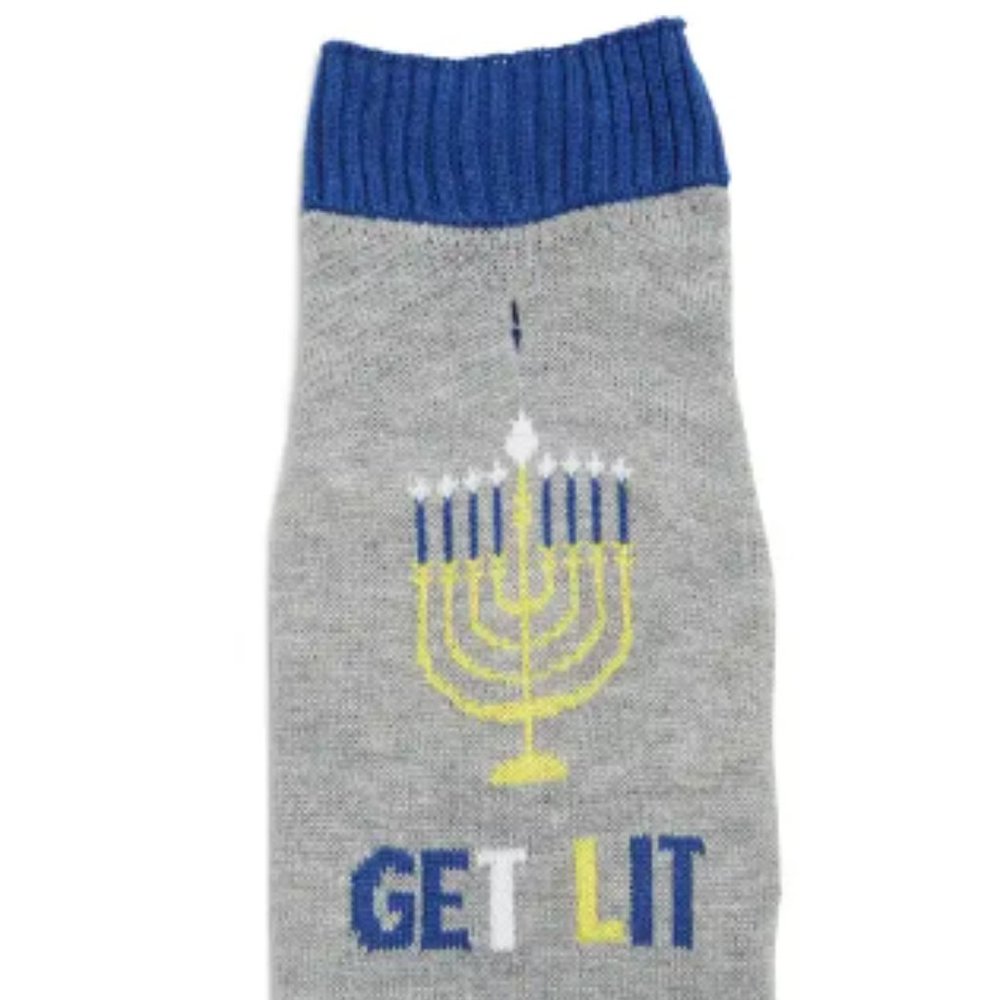 NWT HOTEL DOGGY Hanukkah Get Lit Dog Sweater